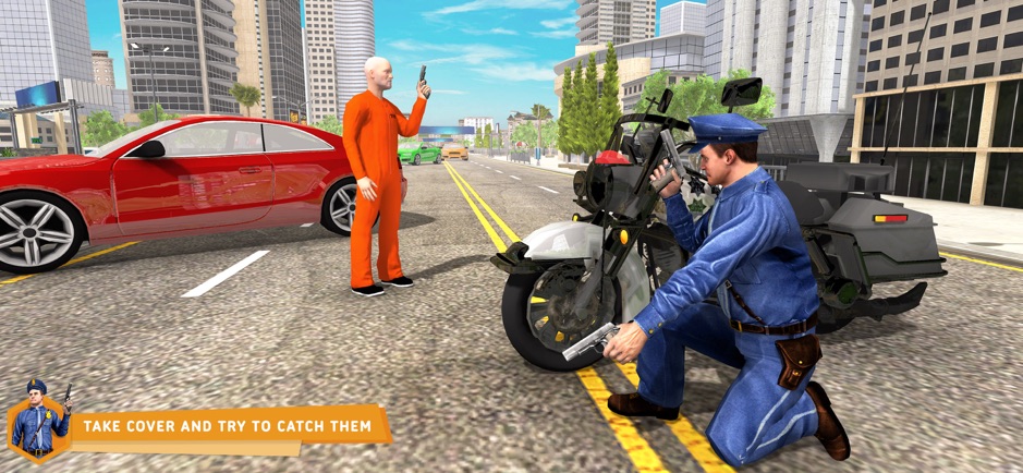 自行车警察追击手游app截图