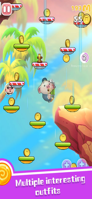 跳跃的小猪手游app截图