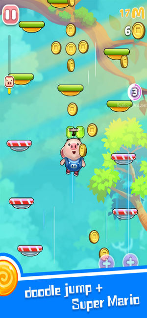 跳跃的小猪手游app截图