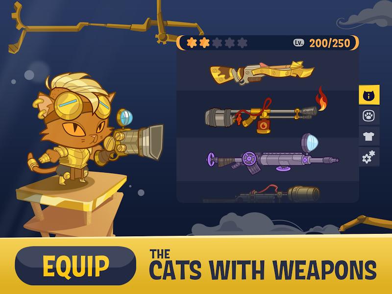 蒸汽猫闲置RPG手游app截图