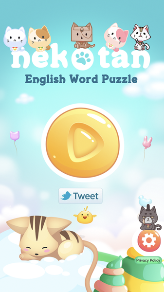 猫咪英语：单词消除手游app截图