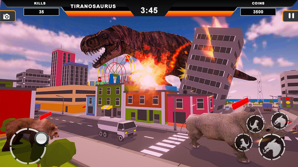 恐龙摧毁城市手游app截图