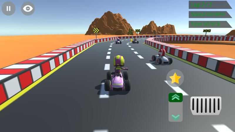 小型快速赛车手游app截图