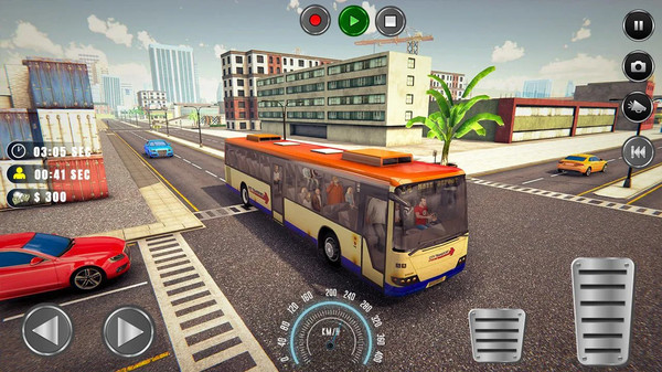 洛杉矶巴士模拟器手游app截图