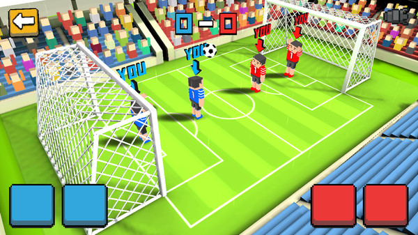 方块足球赛3D手游app截图