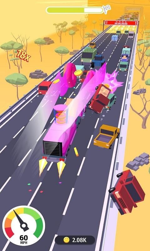横冲直撞：粉碎公路手游app截图