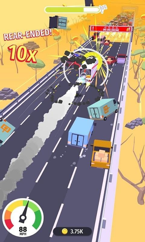 横冲直撞：粉碎公路手游app截图