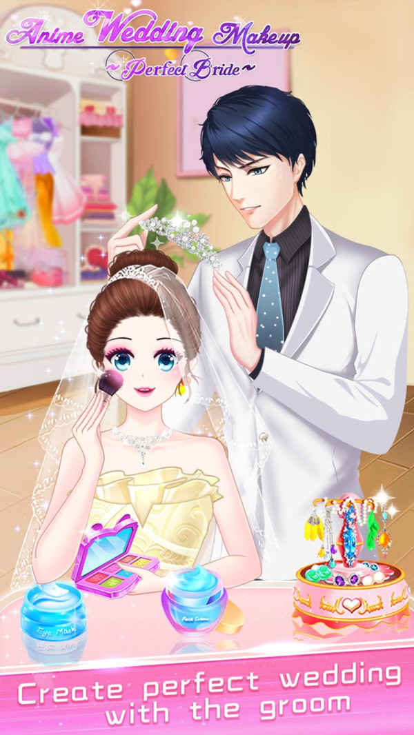 美少女婚礼换装：完美新娘手游app截图