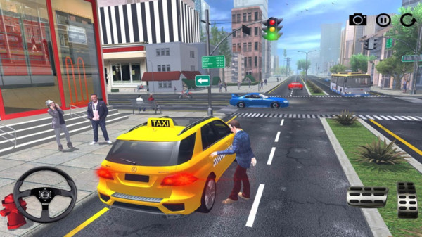 模拟驾驶出租车手游app截图