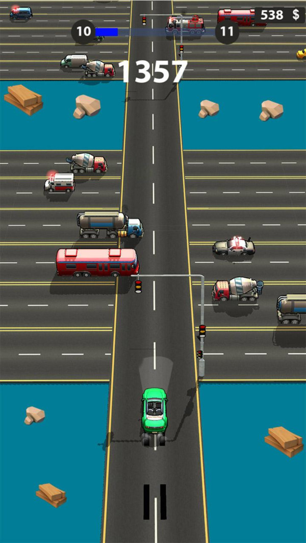 公路交通：汽车短跑手游app截图