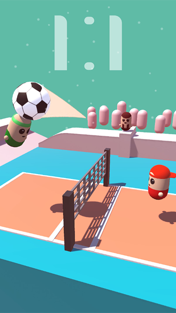 彩色排球3D手游app截图