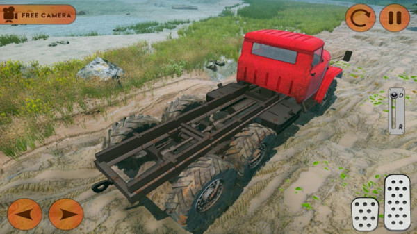 泥泞的越野卡车驾驶手游app截图