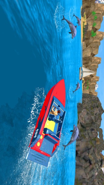 3D水上船驾驶模拟器手游app截图
