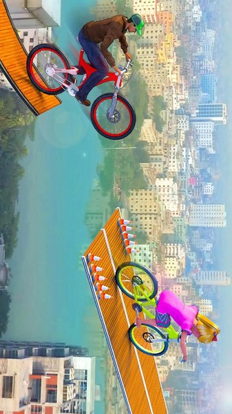 不可能的自行车轨道手游app截图