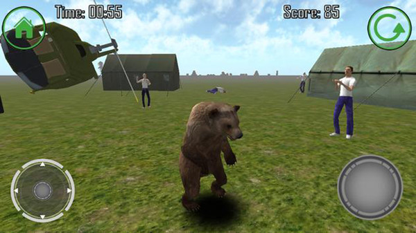 熊模拟器3D疯狂手游app截图