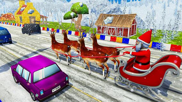 圣诞童车比赛手游app截图