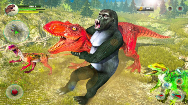 丛林恐龙恐怖攻击3D手游app截图
