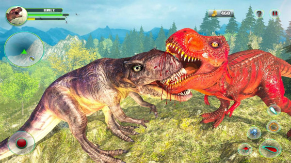 丛林恐龙恐怖攻击3D手游app截图