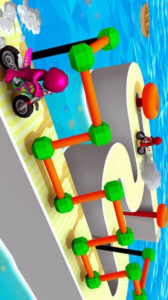 趣味单车竞赛3D手游app截图