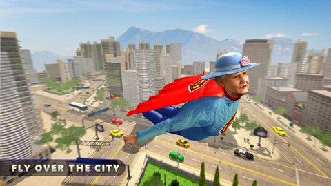 超级老奶奶飞行英雄冒险手游app截图