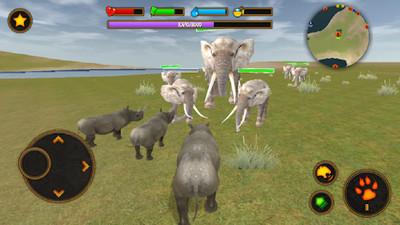野生犀牛模拟器手游app截图