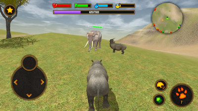 野生犀牛模拟器手游app截图