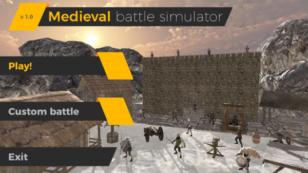 中世纪战士战争模拟器手游app截图