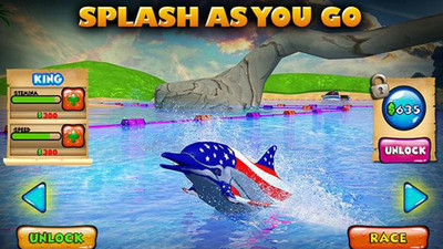 海豚比赛3D手游app截图