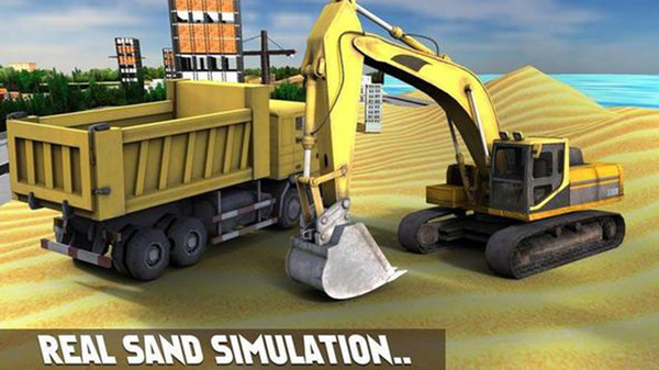 砂子挖掘机模拟器3D手游app截图