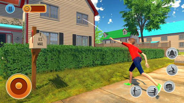 虚拟邻居男孩家庭游戏手游app截图
