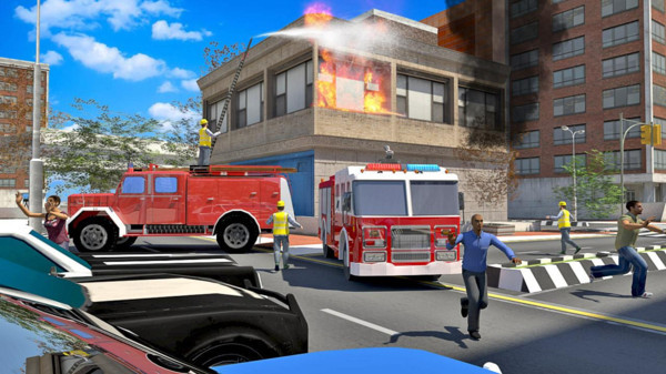 消防车模拟器2019手游app截图