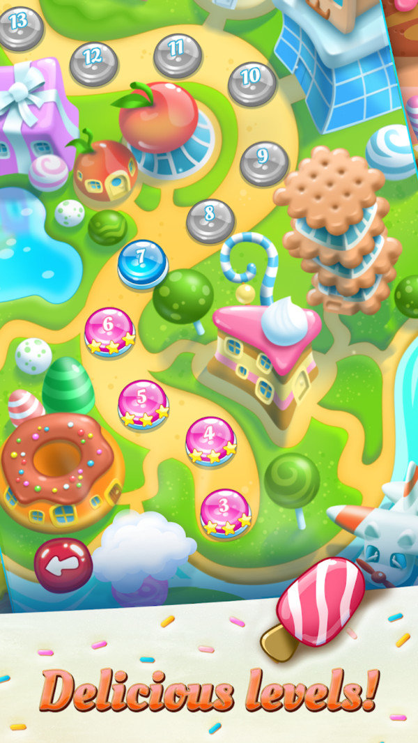 彩虹猫：糖果比赛手游app截图