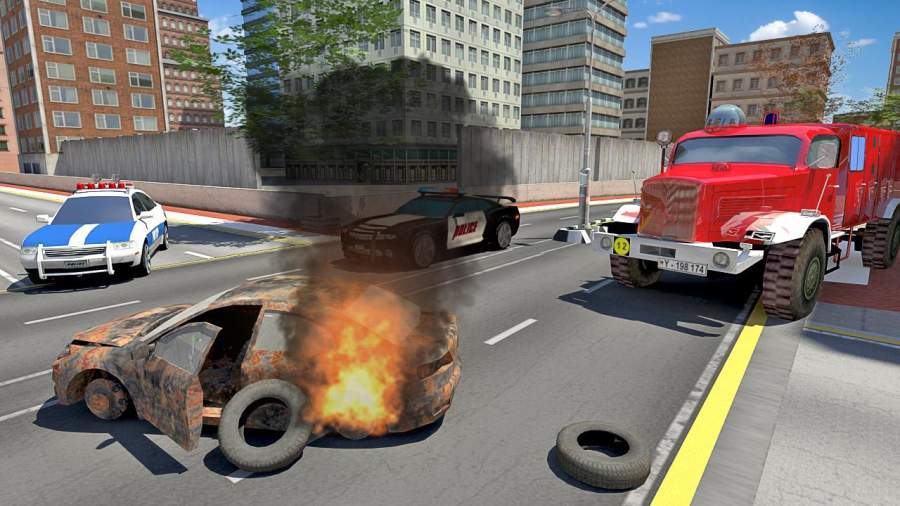 消防车模拟2019手游app截图