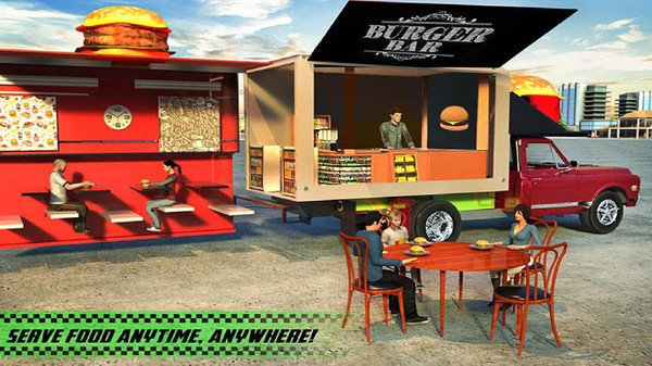 食物卡车驾驶模拟器手游app截图