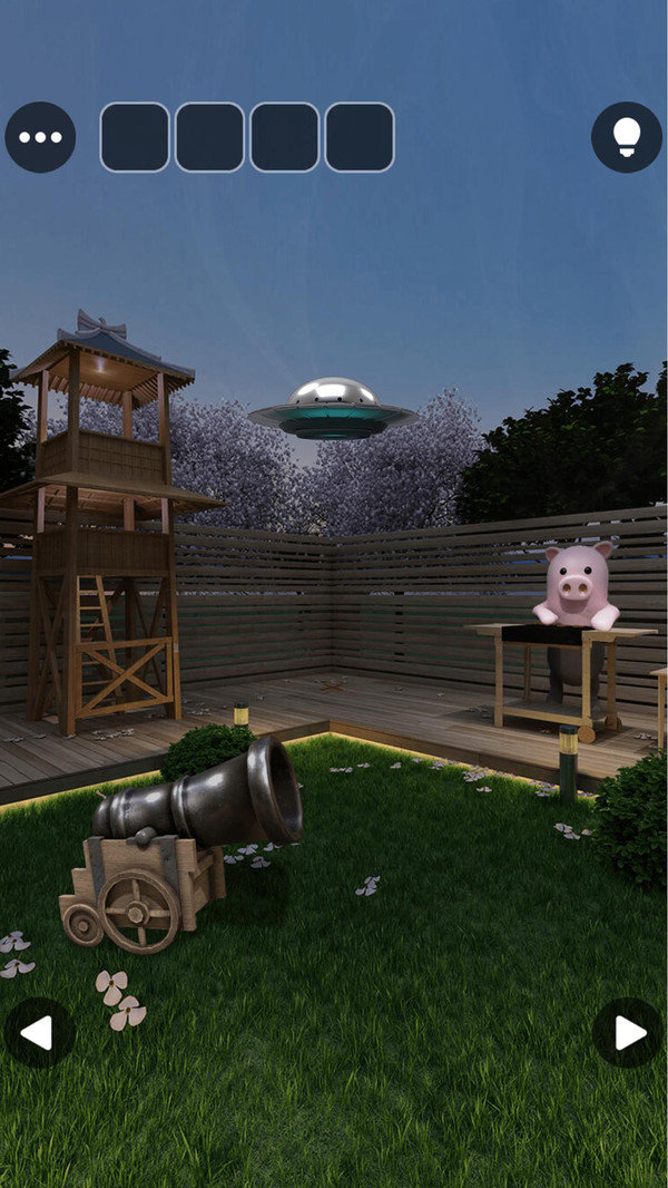 夏夜的公园和UFO手游app截图