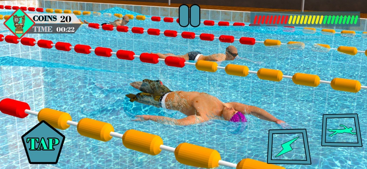 夏季运动游泳比赛手游app截图