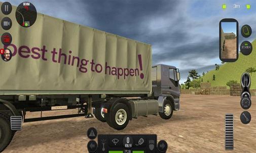 跑货卡车模拟手游app截图