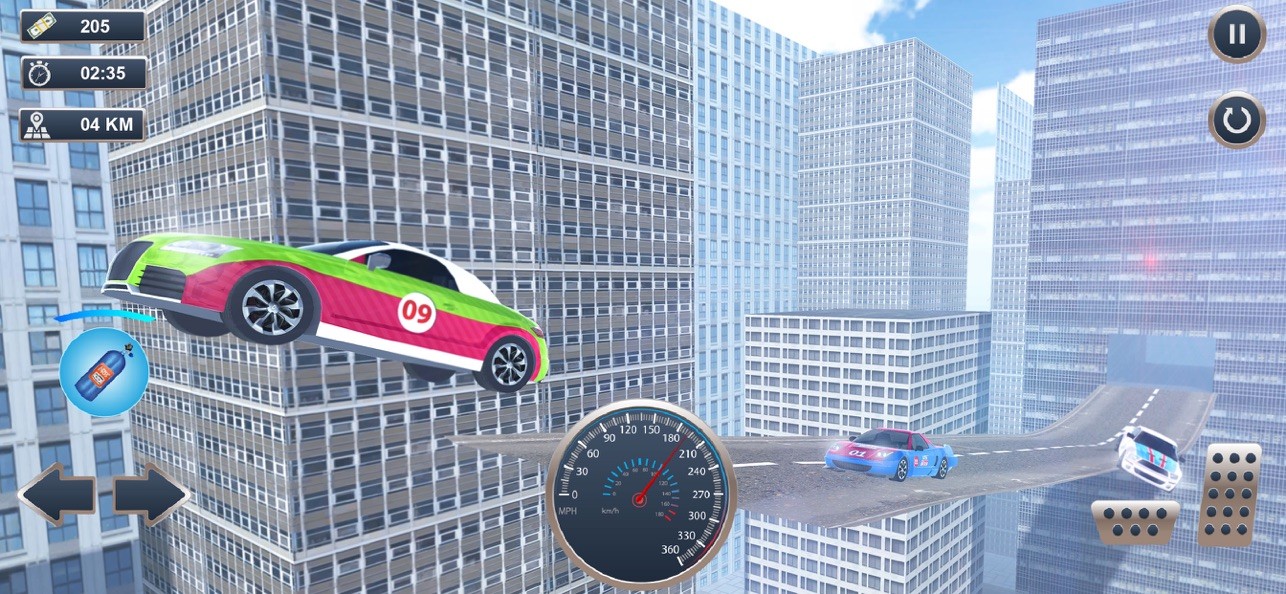 极限汽车屋顶驾驶手游app截图