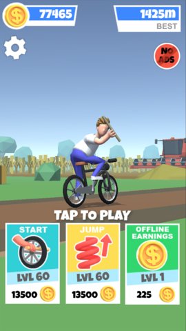自行车跳跃手游app截图
