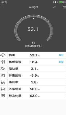 体重帮帮记手机软件app截图