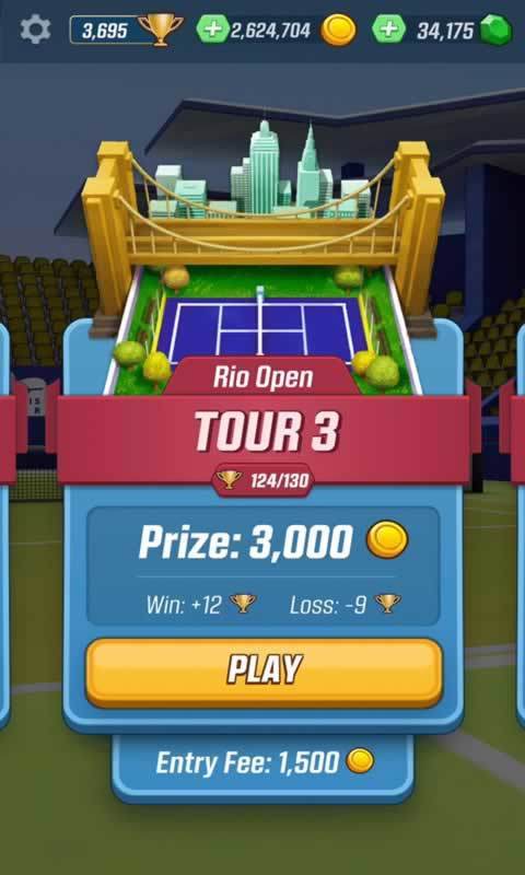 tennis clash手游app截图