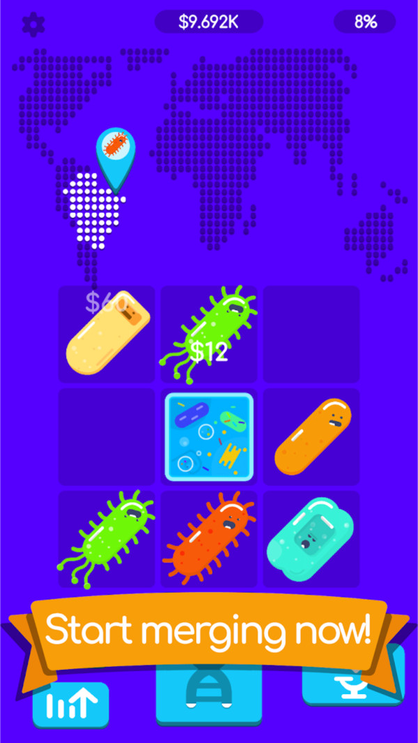 细菌世界：合成手游app截图