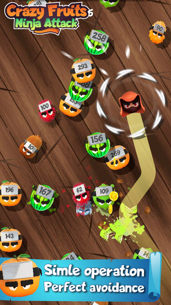 疯狂水果：忍者攻击手游app截图