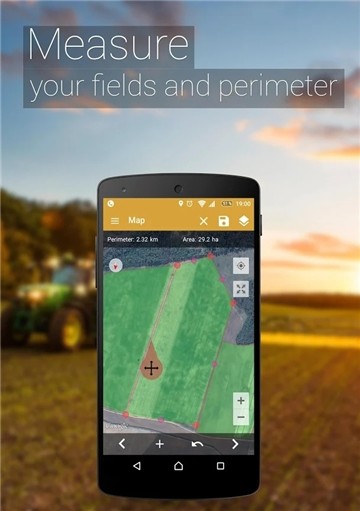GPS面积距离测量手机软件app截图