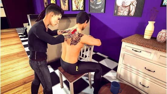 虚拟纹身艺术家世界手游app截图