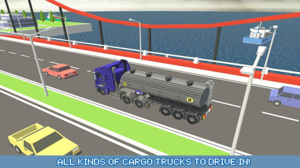 方块卡车：城市交通手游app截图