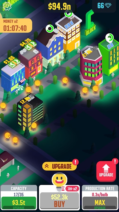 Idle Light City手游app截图