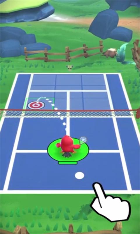 愤怒的小鸟网球手游app截图