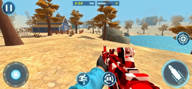 惊人的3D枪射击战场手游app截图