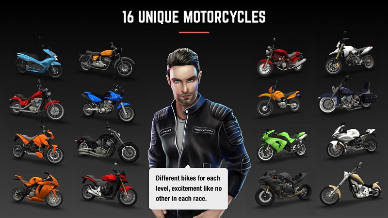 疯狂赛车：摩托手游app截图